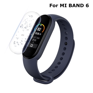 ฟิล์มกันรอยหน้าจอ Tpu แบบนิ่ม สําหรับ Xiaomi Mi Band 6 Mi Band