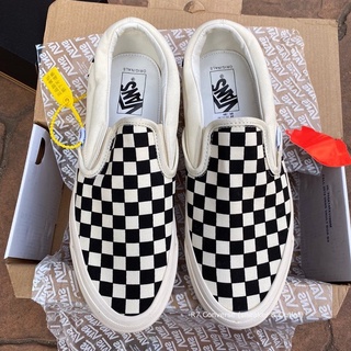 [พร้อมส่ง]  Slip On OG LX Checkerboard Black/White สินค้าพร้อมกล่อง มีเก็บปลายทาง