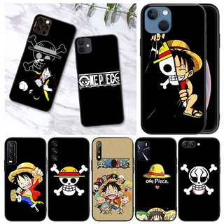 เคสโทรศัพท์มือถือแบบนิ่ม ลายโลโก้ One Piece สีดํา สําหรับ Huawei Nova 3i 2i 2 Lite 5i 4E 5T