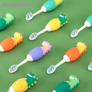 DreamCradle Kid Soft Brush Hair Toothbrush Cartoon Cute Dental Care Stain Removal Deep Clean Child for Boys Girls