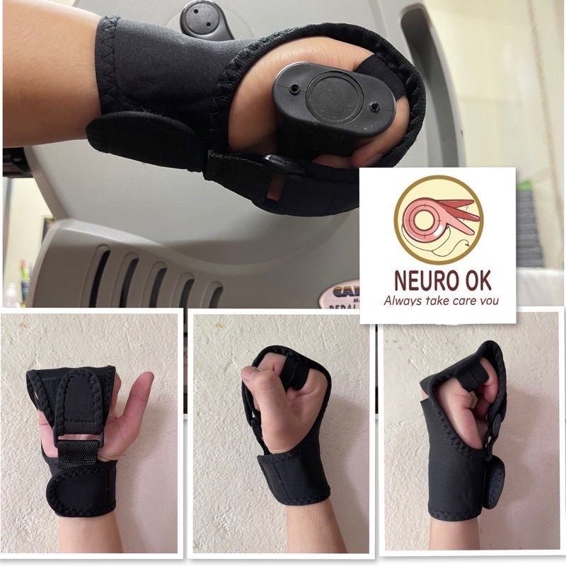 ถุงมือช่วยจับที่ปั่นจักรยาน ช่วยกำมือ ดีจริง..ช่วยได้ อัมพฤต อัมพาต ออกกำลังกายแขน ช่วยกายภาพบำบัดมีvdoการใช้งานประกอบ