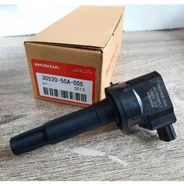 คอยล์จุดระเบิด Honda city jazz 2014-2021 แท้ห้าง i-vtec  Part No.30520-55A-005 1 ตัว