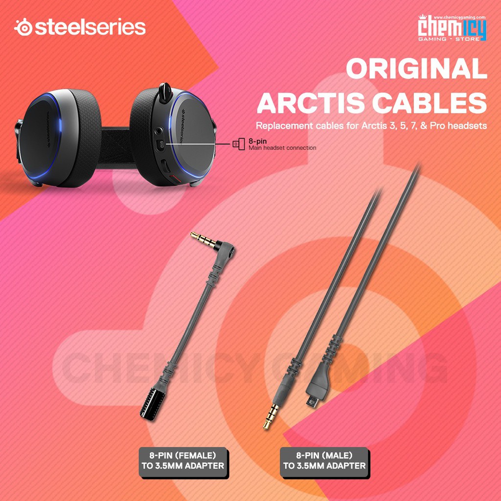 Steelseries Arctis Micro USB 8-pin to Jack 3.5 มม. สาย Aux