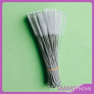 แปรงล้างหลอดดูด จุกนม ขนไนล่อน ไม่ทำให้เป็นรอย Stainless steel soft straw straw brush