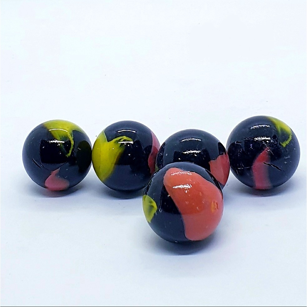 ลูกแก้วแผง 25มิล หยกลาย มุกสีฟ้า มุกรวมสี ลูกแก้วแผง บรรจุ 12ถุง / 1แผง - รูปที่ 7