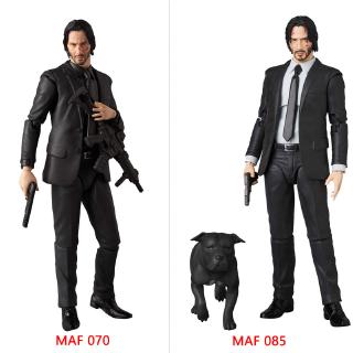 Movie John Wick Keanu Reeves Mafex 070 /085 John Wick PVC Action Figure Collection Model Toy 17cm