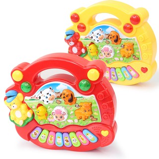   ของเล่น เสียงสัตว์และคีย์บอร์ดสำหรับเด็ก คละสี รุ่น Animal-sound-play-piano-sound-kid-05f-Toy