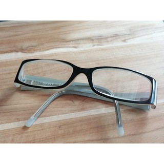 DKNY Eyeglass Frames DY4599 3360 Black Gray Frame size 51 16 130mm Full Rim กรอบแว่นของแท้มือสอง งานสวย