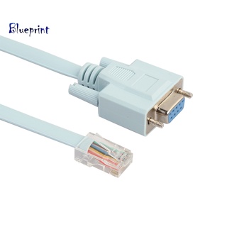 ★Bp สายเคเบิลโรลโอเวอร์ 5 ฟุต 9Pin DB9 Serial RS232 เป็น RJ45 Cat5 สําหรับ Cisco