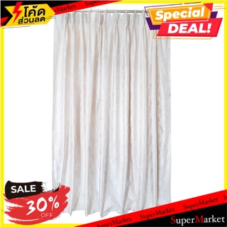 ผ้าม่านจีบ EYELET HOME L&amp;S SERENA 140X160 ซม. สีครีม ผ้าม่านหน้าต่าง PLEATED CURTAIN HOME L&amp;S SERENA 270X160CM CREAM