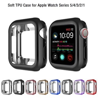 เคส TPU นิ่ม (ไม่มีหน้าจอ) สําหรับ Apple Watch 45 มม. 41 มม. 44 มม. 40 มม. 42 มม. 38 มม. Series 8 7 SE 6 5 4 3 2 1