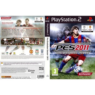 แผ่นเกมส์ PS2 PES Pro Evolution Soccer 2011   คุณภาพ ส่งไว (DVD)