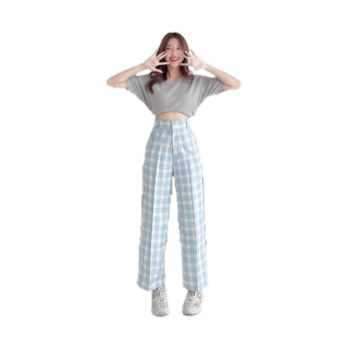 Bemingpants036Plus+ (XS - 4XL) - MEMIE TARTAN  (40-42 นิ้ว)