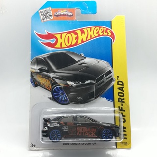 รถเหล็ก Hotwheels 2008 LANCER EVOLUTION สีดำ (ib21)