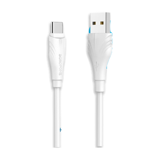 Borofone สายชาร์จ USB cable รุ่น BX18 Lightning / Micro / Type C ของดี ราคาถูก