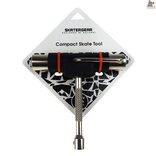 Snakerun 5-In-1 Skate Tool Skateboard Hardware Portable T-Key for Skateboards Longboards