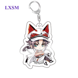 Luxiem Nijisanji พวงกุญแจอะคริลิคน่ารัก Vox Luca Ike Mysta Shu Merchandise