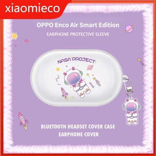 เคสหูฟังบลูทูธ ซิลิโคนนิ่ม แบบใส ลายการ์ตูน สําหรับ OPPO Enco Air Smart Edition