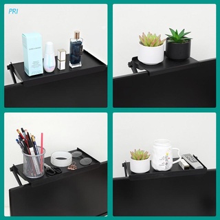 pri Creative Multifunctional TV Screen Top Shelf Mounting Storage Bracket Stand Computer Monitor Plastic Rack Organizer Foldable Phone Holder for Home Office