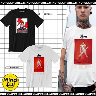 DAVID BOWIE GRAPHIC TEES | MINDFUL APPAREL T-SHIRTเสื้อยืด