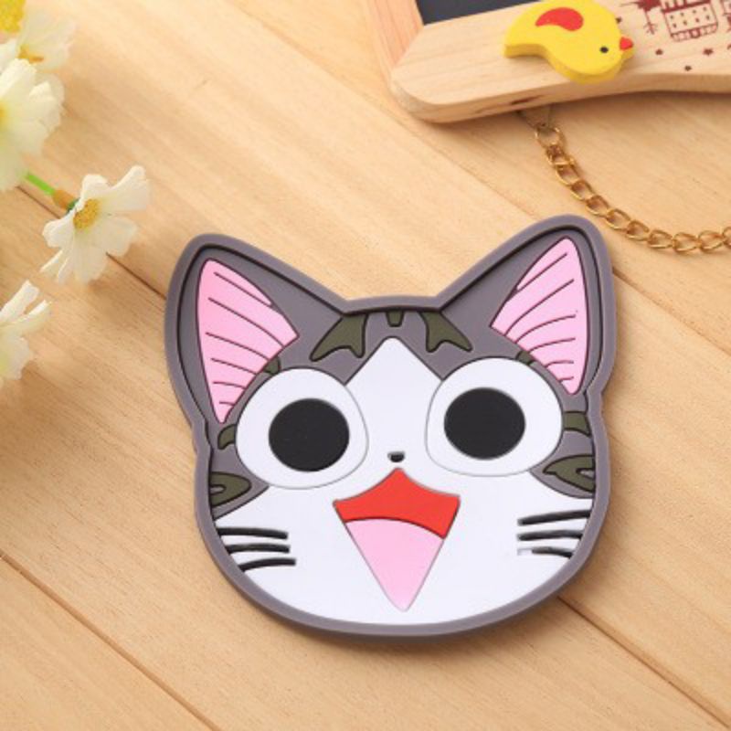 ที่รองแก้ว 🌈เลือกลายได้🎉 แผ่นรองแก้ว โดเรม่อน แมวจี้ มิกกี้ มินนี่ ริละคุมะ พร้อมส่ง! - รูปที่ 5