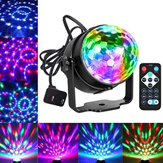 ไฟดิสโก้เทค ไฟปาร์ตี้ โคมไฟพร้อมรีโมทคอนโทรล Disco light Led party