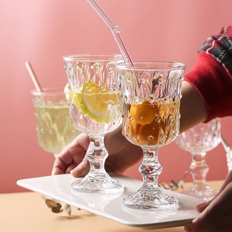 พร้อมส่ง! 『BK Holiday shop』 แก้วสูง สไตล์เกาหลี น้ำ ร้านคาเฟ่ ของแต่งบ้าน ใส่วิสกี้