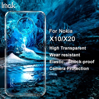 Original Imak เคส Nokia X10 / X20 ใส นิ่ม TPU เคสใส ซิลิโคน กันกระแทก ฝาหลัง