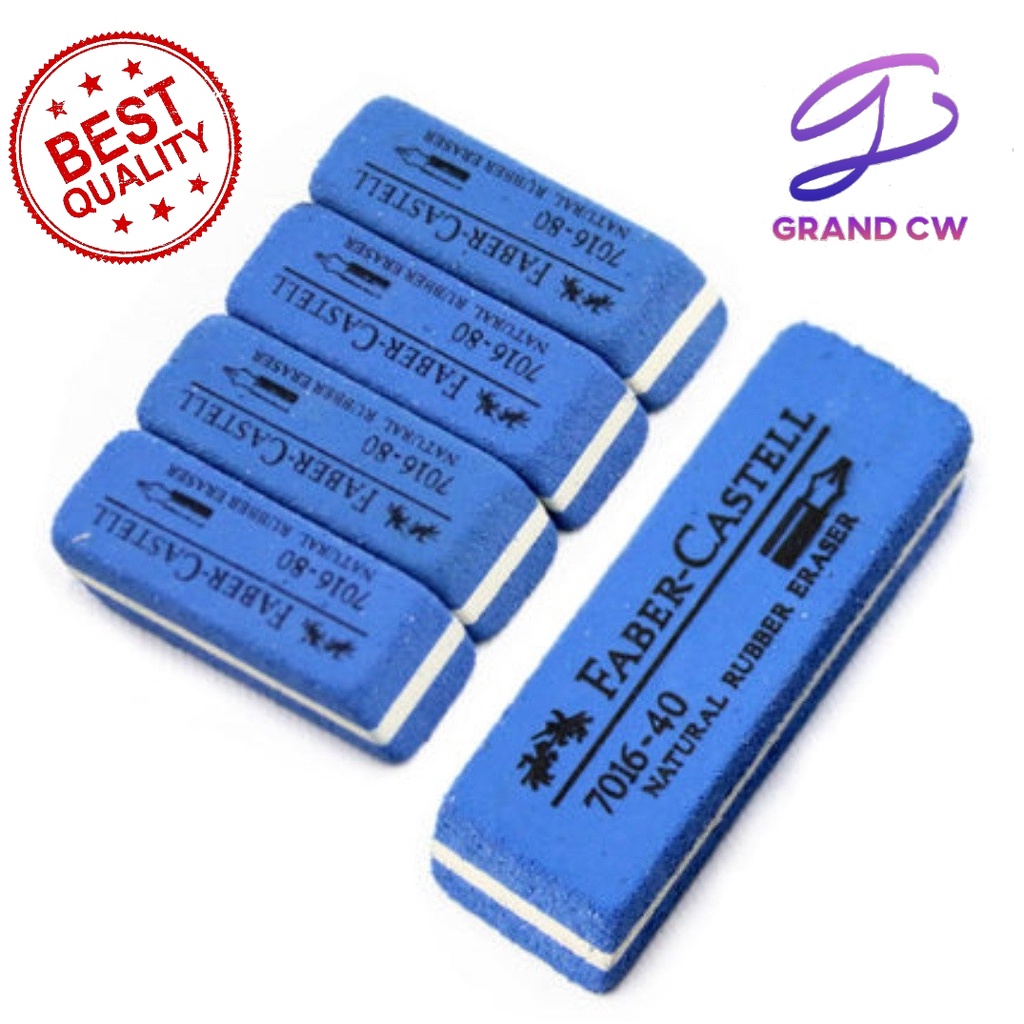 FABER-CASTELL NATURAL RUBBER ERASER INK SAND RUBBER EOUNTAIN PEN RUBBER