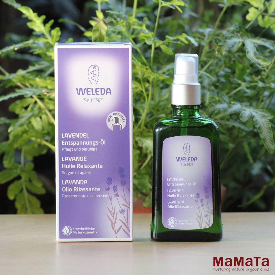 Weleda Lavender Relaxing Massage Body Oil 100 ml.