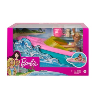 BARBIE ตุ๊กตาบาร์บี้สปิดโบ็ท Boat with Doll รุ่น GRG30