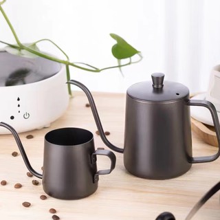 A.T.2020 กาดริปกาแฟ กาดริป สแตนเลส สีเงิน 250ml/350ml/600ml Stainless Pour-over Coffee Drip Pot