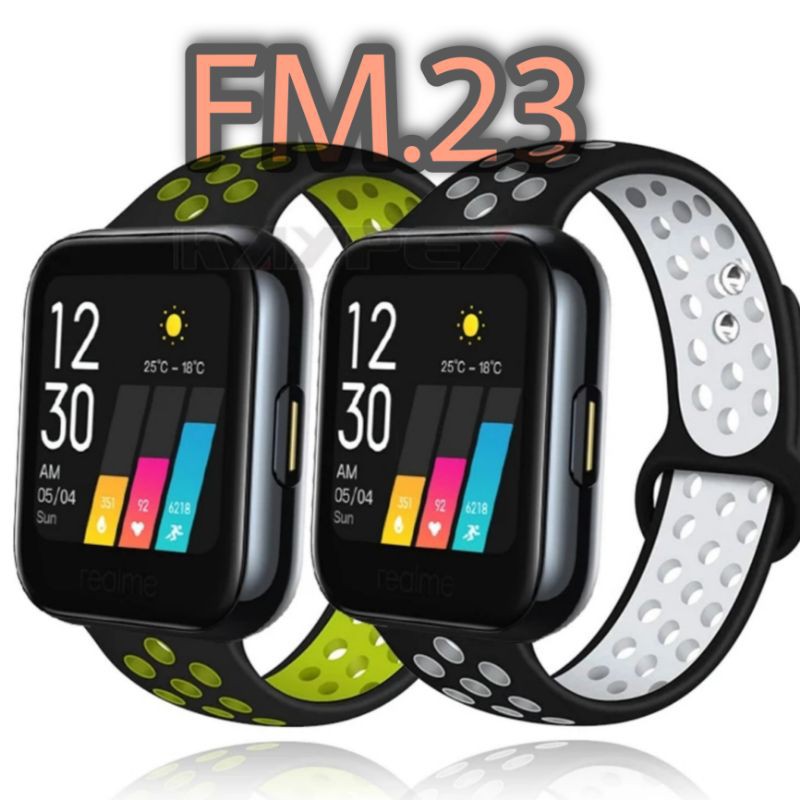 NIKE SPORT RUBBER SILICONE WATCH BAND สําหรับนาฬิกา REALME GEN 1 ACC