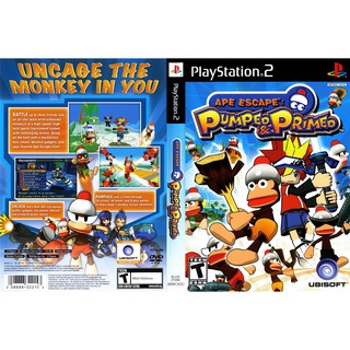 APE ESCAPE PUMPED &amp; PRIMED [PS2 US : DVD5 1 Disc]