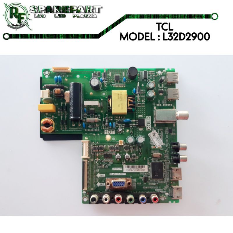 MESIN MB LED TV TCL 32D2900 mainboard tv led tcl 32d2900 tcl เครื่อง 32d2900