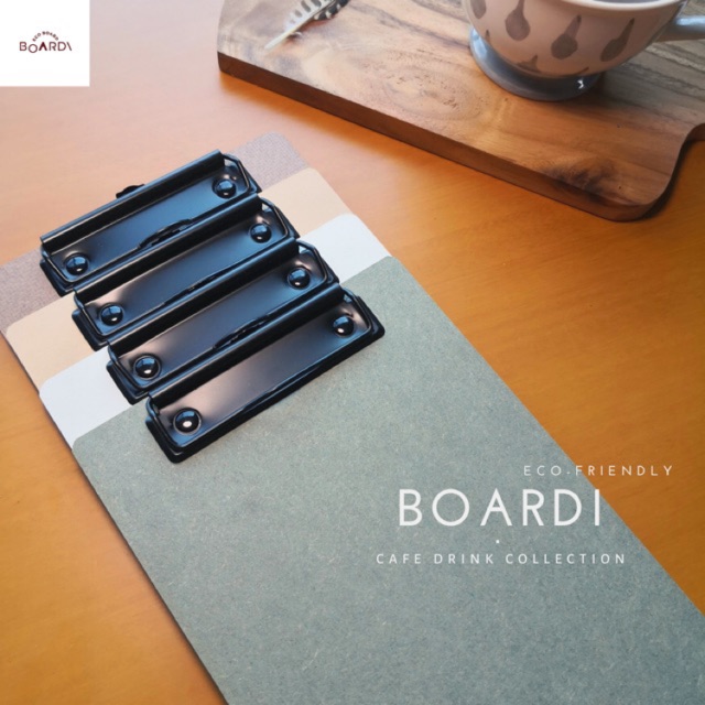 BOARDI Eco-friendly คลิปบอร์ดไม้ ขนาด A4
