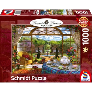 จิ๊กซอว์ Schmidt - View from the Conservatory  1000 piece  (ของแท้  มีสินค้าพร้อมส่ง)