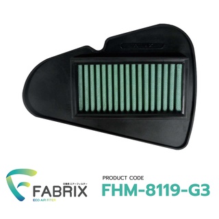 FABRIX กรองอากาศ มอเตอร์ไซต์ Honda ( BeatFi Scoopy 125I ,  Zoomer X ) FHM-8119