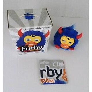 Furby party rockers สีน้ำเงิน พร้อมกล่องเเละคู่มือ มือสอง