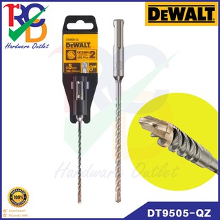 ดอกสว่านเจาะคอนกรีต SDS Plus "Dewalt" DT9505 Size.5x100x160mm ขนาด5mm