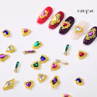 【AG】10Pcs Nail Ornament Elegant Durable Nail Decoration Fashion Nail Glitters for Jewelry Making