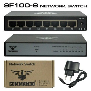 NETWORK SWITCH HUB 10/100 SF 100-8