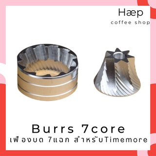 เฟืองบด สแตนเลส 38มม. (Burrs 7Core) สำหรับ Timemore C1, C2, Timemore Slim, Timemore Nano