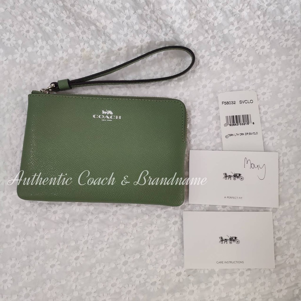 Coach คล้องมือ Size S (1 ซิป) ของแท้จาก USA 100% (AC1003)