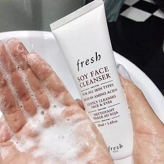 ของแท้ พร้อมส่ง !! โฟมล้างหน้า FRESH SOY FACE CLEANSER 20 ML