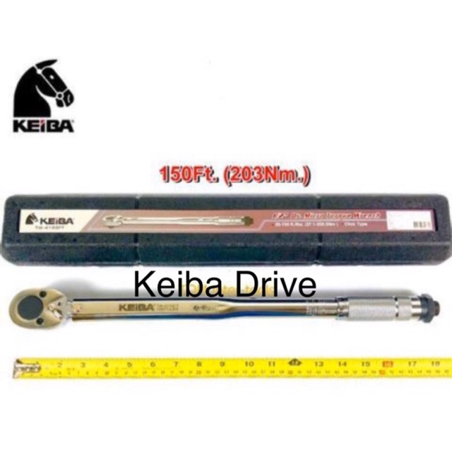 Keiba 1/2 18นิ้ว ด้ามขันปอนด์ ประแจปอนด์ torque wrench สภาพใหม่
