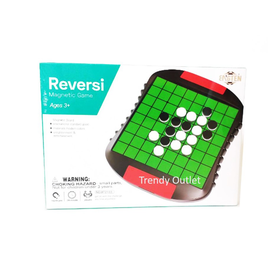 เกมส์กระดาน เกมส์ Reversi เกมส์โอเทลโล่ Othello แม่เหล็กดูด Magentic Board Game Resersi or Othello ข