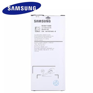 แบตเตอรี่เดิมสำหรับ Samsung GALAXY A7 2016 แบตเตอรี่ A7110 A7109 A710 A710F EB-BA710ABE 3300mAh ความจุ