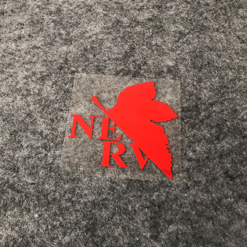 P-A68 Neon Genesis Evangelion NERV Maple Leaf สติกเกอร์สะท้อนแสงสติกเกอร์สะท้อนแสงสติกเกอร์กันน้ํา