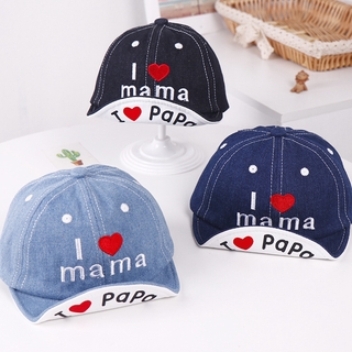 หมวกพิมพ์ลาย I Love Mama สําหรับเด็ก